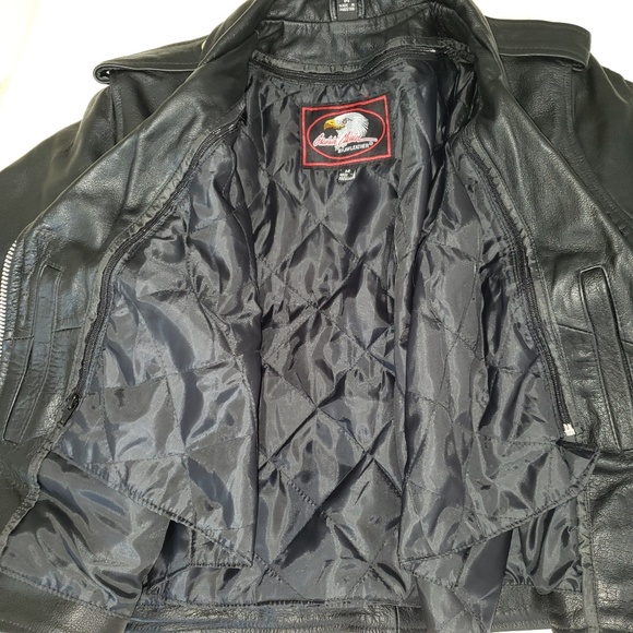 Women's Black Moto Jacket - Picture 4 of 8